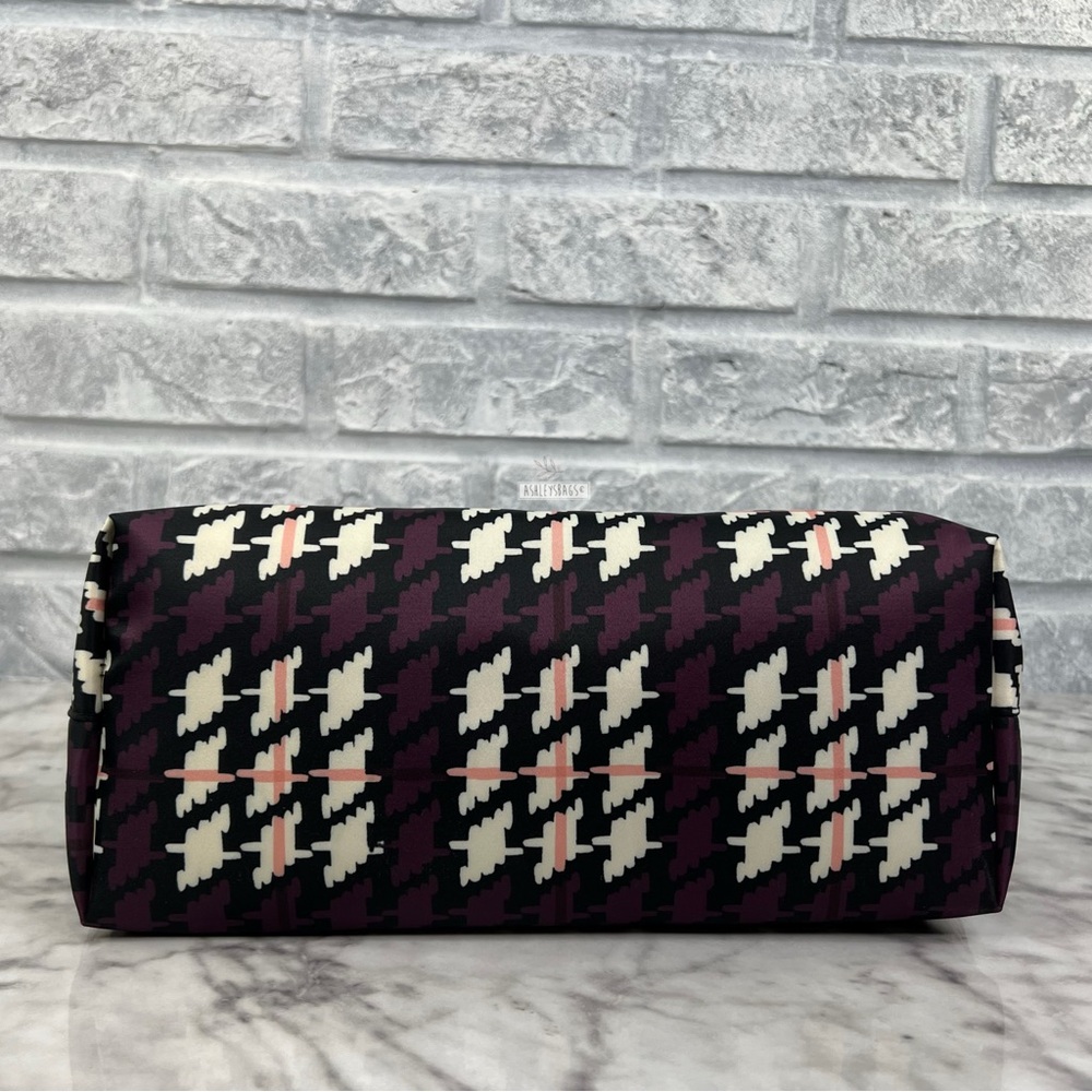 Kate Spade Kitt Houndstooth Multi Print Large Shoulder Bag Tote - Picture 6 of 11